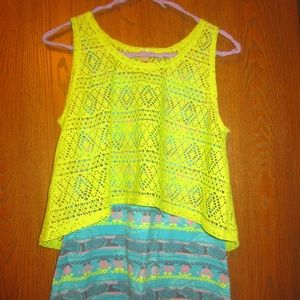 Bright summery tank top!